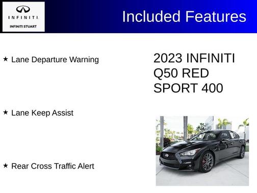 Midnight Black 2023 INFINITI Q50 RED SPORT 400