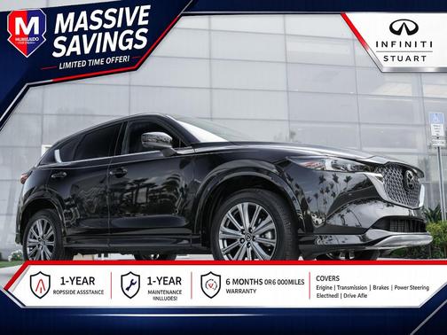 Jet Black Mica 2025 Mazda CX-5 2.5 Turbo Signature