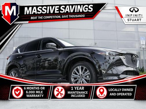 Jet Black Mica 2025 Mazda CX-5 2.5 Turbo Signature