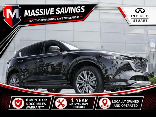 Jet Black Mica 2025 Mazda CX-5 2.5 Turbo Signature