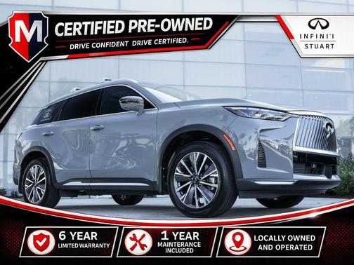 Harbor Gray 2026 INFINITI QX60 Luxe
