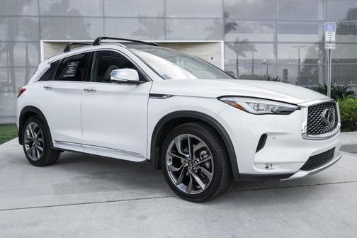 Radiant White 2023 INFINITI QX50 SENSORY