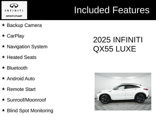 2025 INFINITI QX55 LUXE