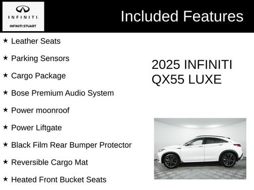 2025 INFINITI QX55 LUXE