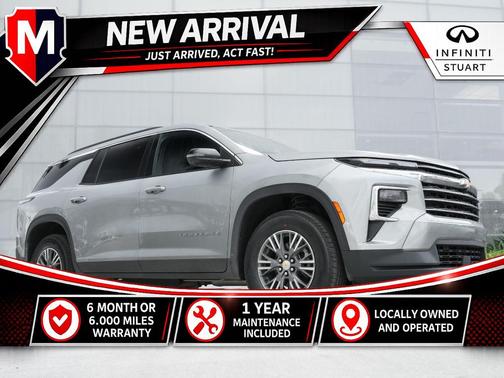Sterling Gray Metallic 2024 Chevrolet Traverse LT
