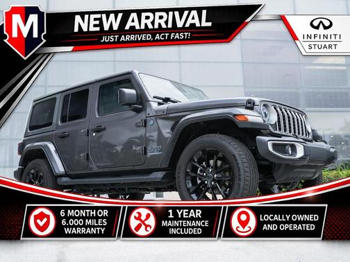 Granite Crystal Clearcoat Metallic 2025 Jeep Wrangler 4xe Sahara