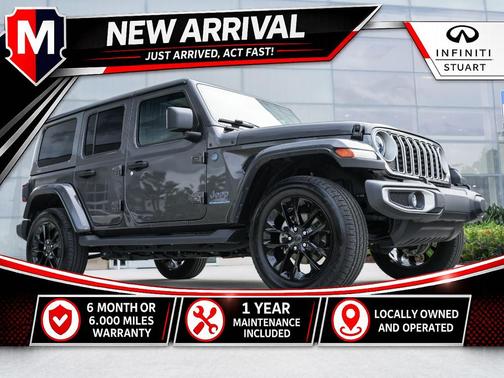 Granite Crystal Clearcoat Metallic 2025 Jeep Wrangler 4xe Sahara