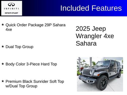 Granite Crystal Clearcoat Metallic 2025 Jeep Wrangler 4xe Sahara