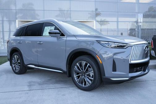 Harbor Gray 2026 INFINITI QX60 Luxe
