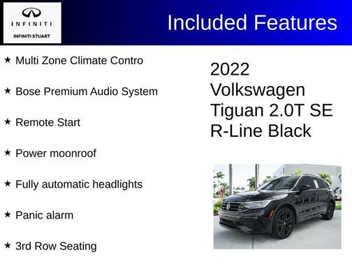 2022 Volkswagen Tiguan 2.0T SE R-Line Black