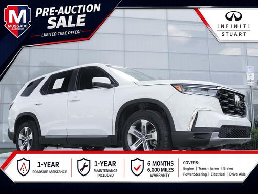 Platinum White Pearl 2024 Honda Pilot EX-L