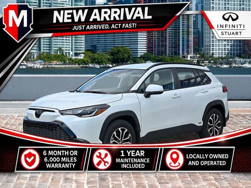 Wind Chill Pearl 2023 Toyota Corolla Cross Hybrid SE