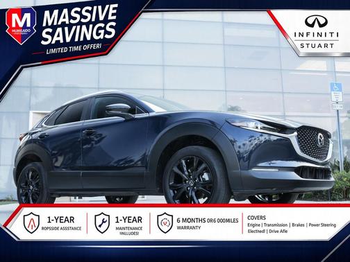 Deep Crystal Blue Mica 2025 Mazda CX-30 Select