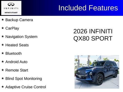 Grand Blue 2026 INFINITI QX80 SPORT