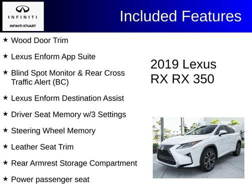 2019 Lexus RX 350 350