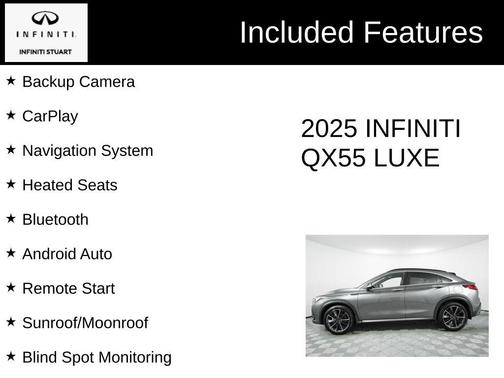 2025 INFINITI QX55 LUXE