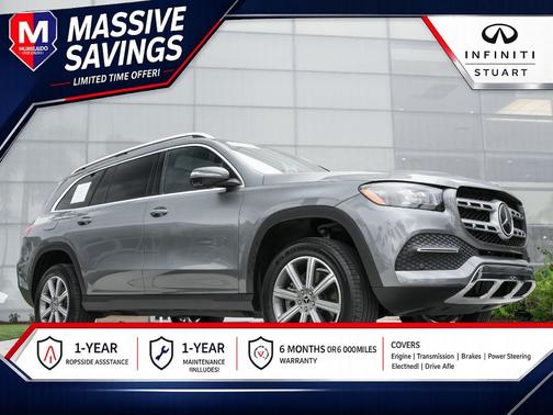 Gray 2023 Mercedes-Benz GLS 450 4MATIC