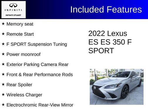 2022 Lexus ES 350 F Sport