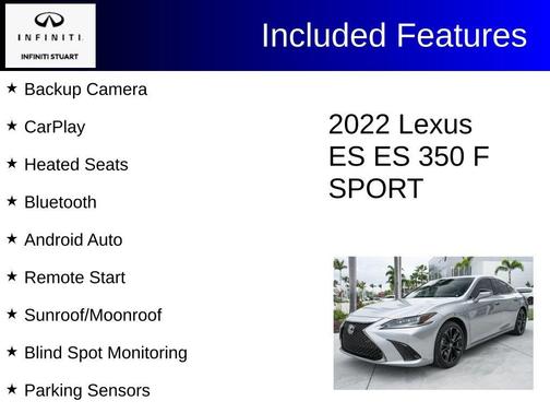 2022 Lexus ES 350 F Sport