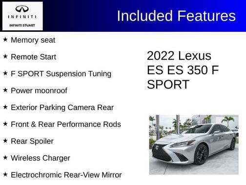 2022 Lexus ES 350 F Sport