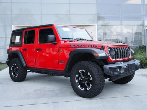 Firecracker Red Clearcoat 2025 Jeep Wrangler 4xe Rubicon