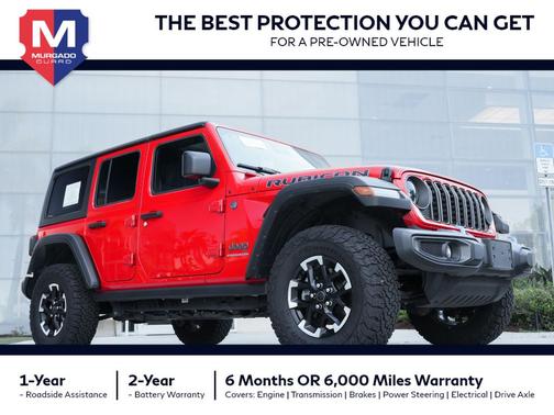 Firecracker Red Clearcoat 2025 Jeep Wrangler 4xe Rubicon
