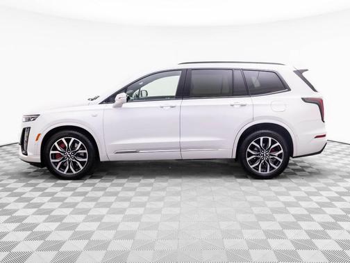 Crystal White 2025 Cadillac XT6 Sport AWD