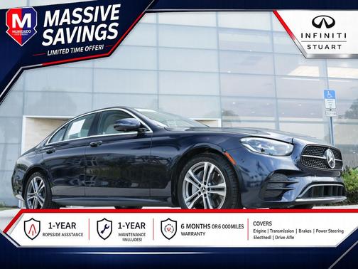 Nautical Blue Metallic 2023 Mercedes-Benz E-Class E 350