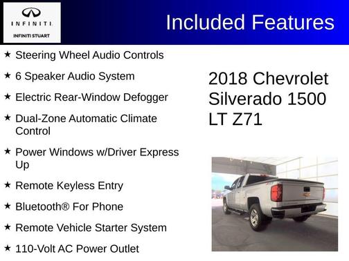 Silver Ice Metallic 2018 Chevrolet Silverado 1500 LT
