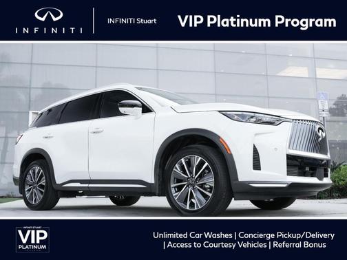 Radiant White 2026 INFINITI QX60 Luxe