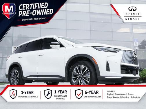 Radiant White 2026 INFINITI QX60 Luxe