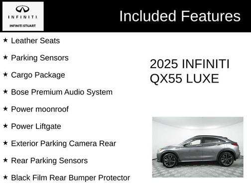 2025 INFINITI QX55 LUXE