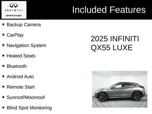 2025 INFINITI QX55 LUXE