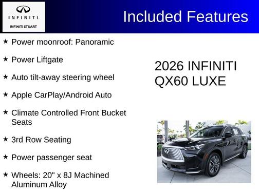 2026 INFINITI QX60 Luxe