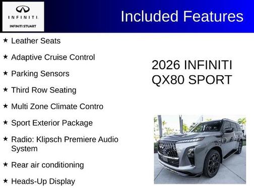 Dynamic Metal 2026 INFINITI QX80 SPORT