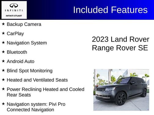 Fuji White 2023 Land Rover Range Rover P530 SE