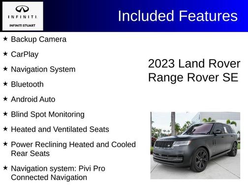 Fuji White 2023 Land Rover Range Rover P530 SE