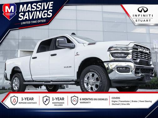 Bright White Clearcoat 2026 RAM 2500 Big Horn