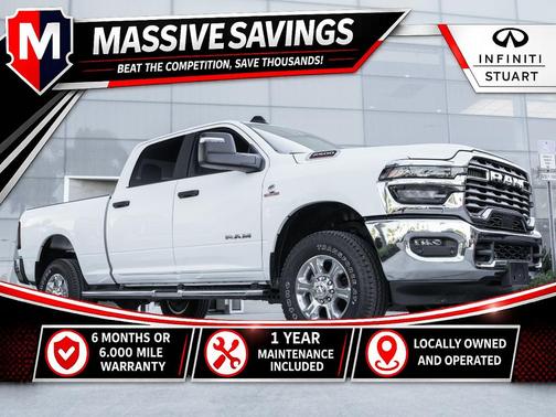 Bright White Clearcoat 2026 RAM 2500 Big Horn