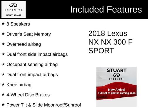 2018 Lexus NX 300 F Sport