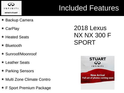 2018 Lexus NX 300 F Sport