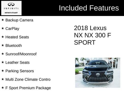 2018 Lexus NX 300 F Sport