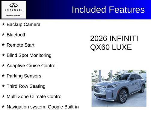 Harbor Gray 2026 INFINITI QX60 Luxe