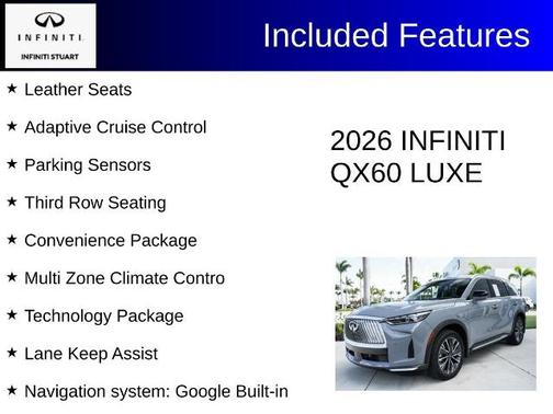 Harbor Gray 2026 INFINITI QX60 LUXE