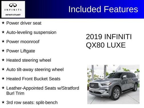 Graphite Shadow 2019 INFINITI QX80 Luxe