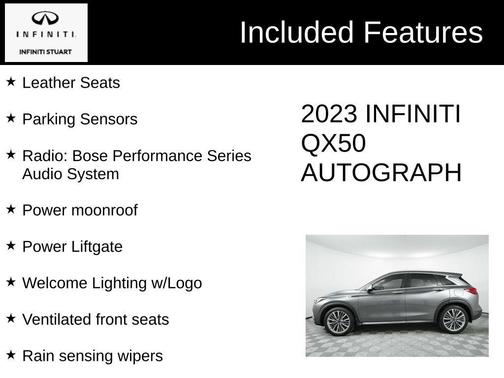 2023 INFINITI QX50 AUTOGRAPH