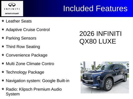 2026 INFINITI QX80 Luxe