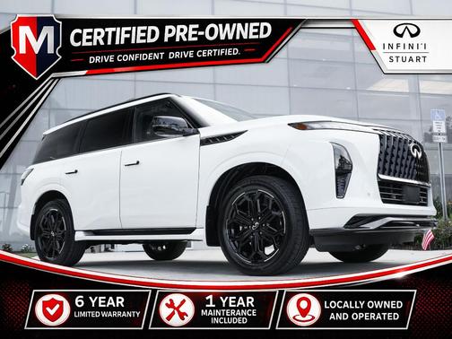 Radiant White 2026 INFINITI QX80 SPORT