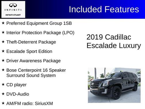 2019 Cadillac Escalade Luxury