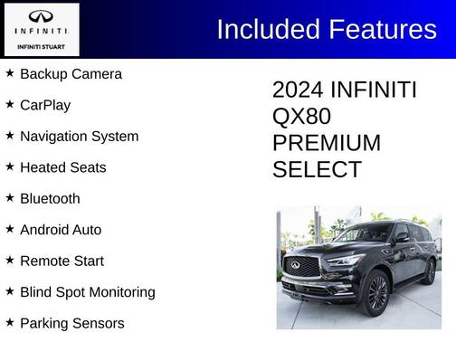 Anthracite Gray 2024 INFINITI QX80 PREMIUM SELECT
